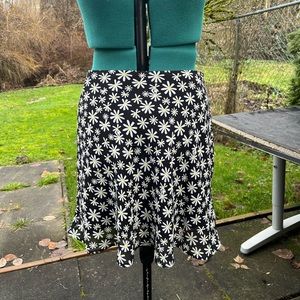 Divided Floral Breezy Skirt